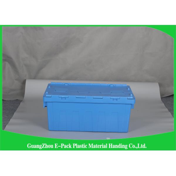 45L New PP Nested Plastic Storage Boxes With Lids , Light Weight Plastic Storage Bins