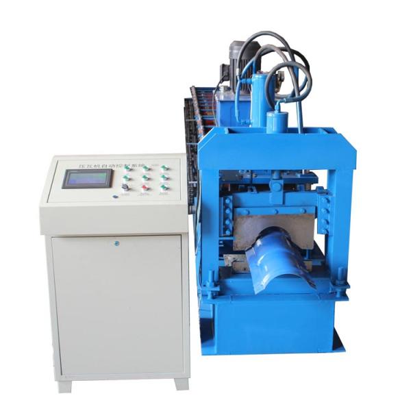0.25mm Semicircle Ridge Cap Metal Tile Forming Machine Automatic Plc Control