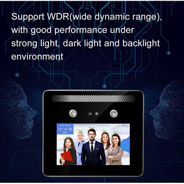 5 Inch Long Range Touch Screen Face Reader Attendance Machine With RFID Card