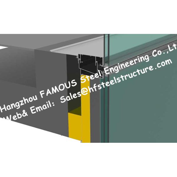 Structural Prefabricated Modular Panel Glass Facade Curtain Wall Rainscreen Systems