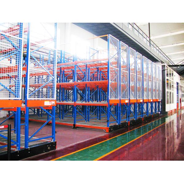 B36 Intelligent Warehouse Storage System Electric Mobile Pallet Racking Electric Movable Rack System for Cold Room Storage