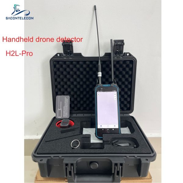 Handheld Drone Detector with 100-6000MHz Frequency Range and 3km Detection Distance for FPV Detection