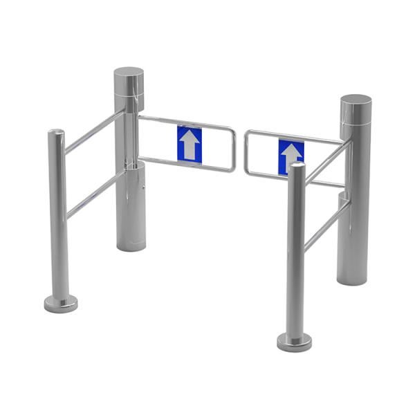 Access Control Swing Gate Turnstile SS304 Cabinet with brushless motorized drive system