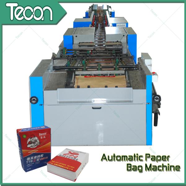 Automatic Tube Feeding Cement Paper Bag Making Machine 33KW