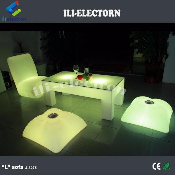 portable Outdoor patio square mini lighting table