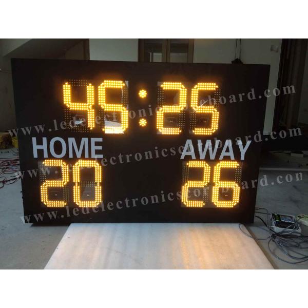 Commercial Portable Football Scoreboard Programmable With Hanging Brackets