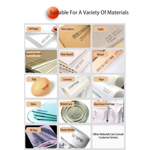 Portable Handheld Labeling Machine Words Batch Expiry Date Handheld Inkjet Printer Coding Machines Brand Logo Printing Machine