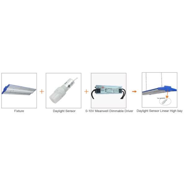Linear LED High Bay Lighting Warehouse Fixtures