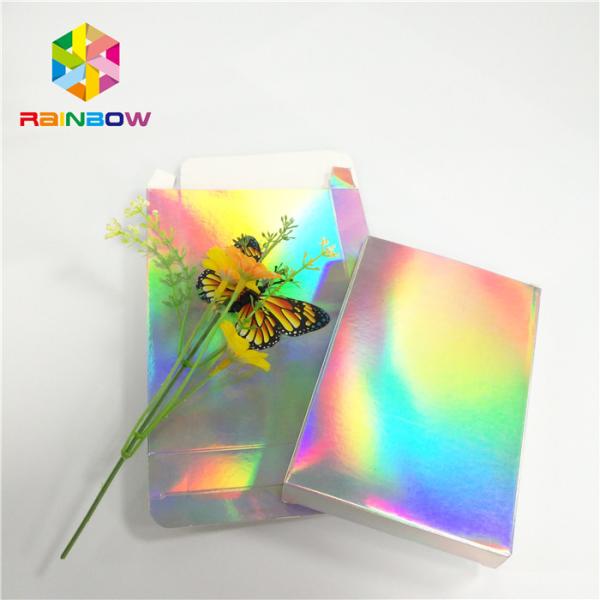 White Color Cardboard Packaging Boxes Various Card Fleixble Logo Customized