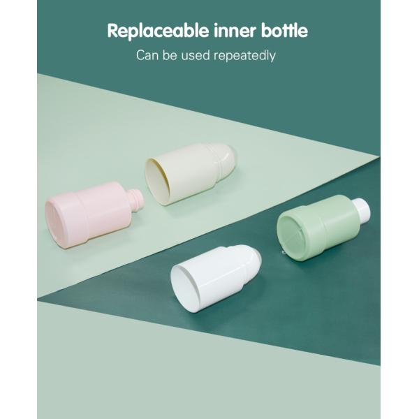 50g 75g PP Refillable Replaceable Deodorant Stick Packaging Body Roll On Refill Packaging Container