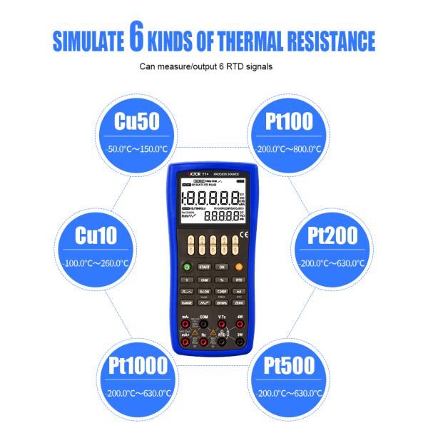 VICTOR 11+ Process Signal Source handheld calibrator process calibrator multimeter digital calibrator