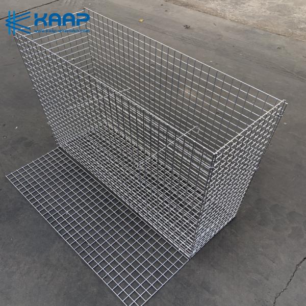 Square 5mm Welded Mesh Gabion Hot Dip Galvanized