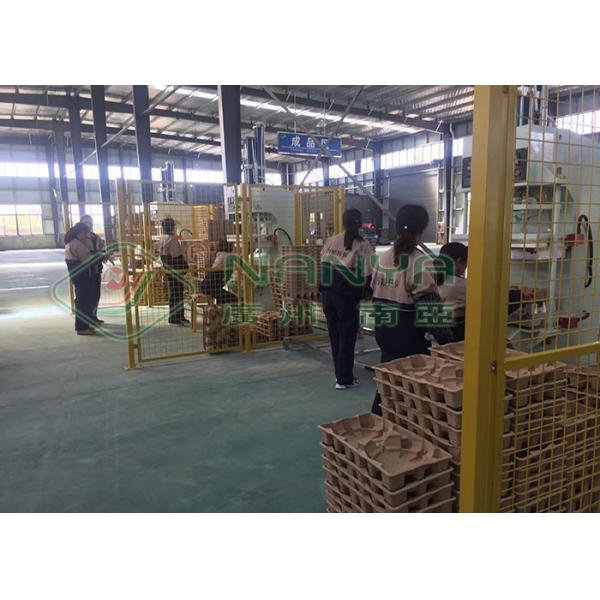 25 Ton Paper Tray Forming Machine / Disposable Pulp Molding Hot Press Machine