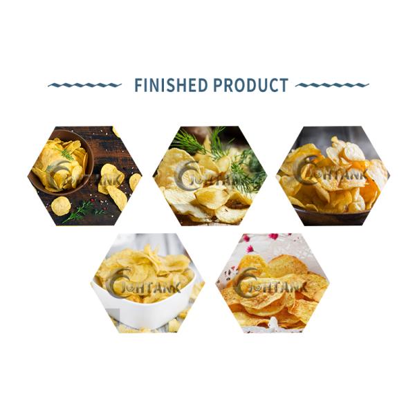CE Automatic Potato Wafer Making Machine 1000kg/H