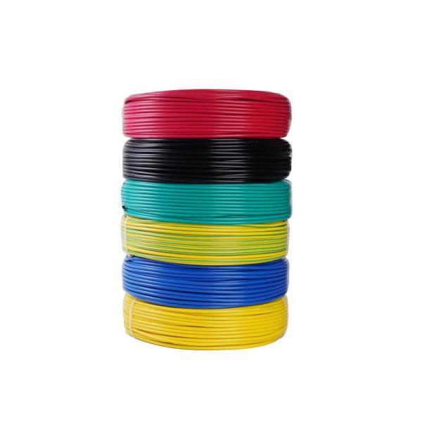 Blue Stranded Copper Wire , Bvr 10Mm2 Pvc Soft Bend Copper Wiring