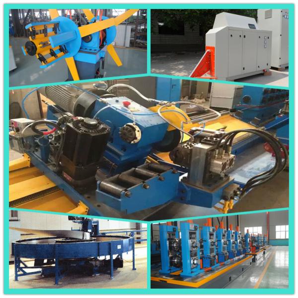 High Precision Steel Pipe Mill Machine 76mm Diameter 90m/min