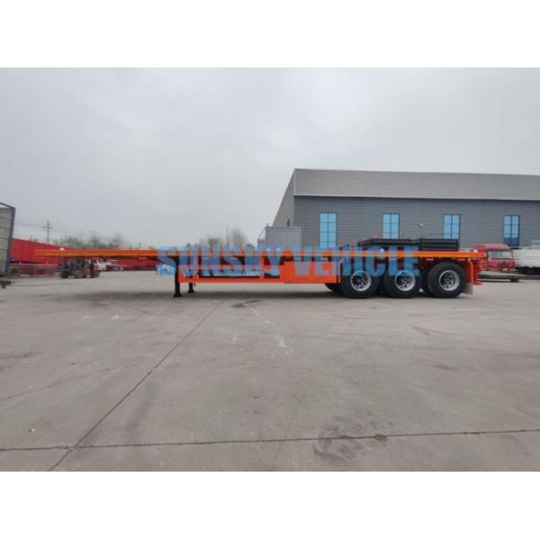Container Flatbed Trailer 3-Axle Flatbed Trailer 40ft Flatbed Trailer