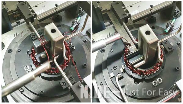 Auto Generator Motor Coil Winding Machine / Coil Inserting Machine Small Size