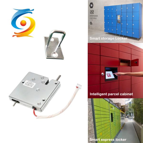 Silver DC 6V Solenoid Cabinet Lock For Package Delivery Locker
