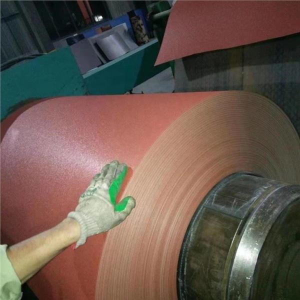 Polyester 0.3-0.8mm PPGL Pattern Embossed Textured/Matt Prepainted Galvanized Steel Coil PE, PVDF, HDP, SMP