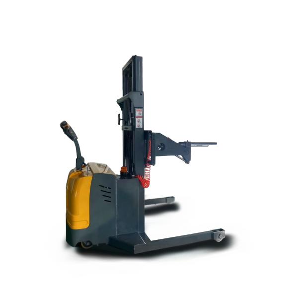 Versatile Electric Pallet Stacker Battery Powered 250kg/500kg Load Electric Operation With Adjustable Clamp And Rotat
