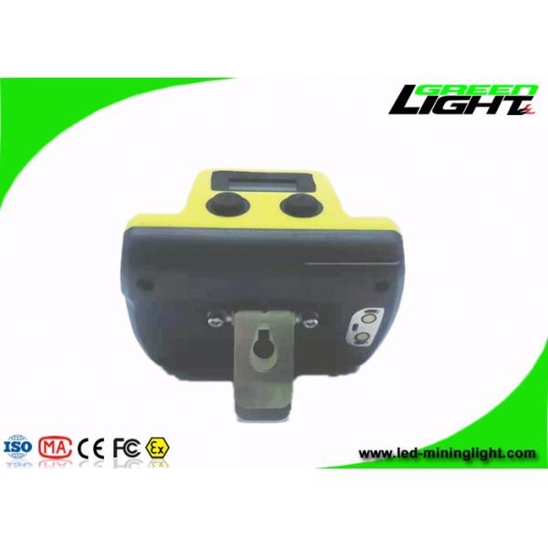 IP68 Waterproof Mining Led Lights 18000lux OLED Screen Magnetic USB Charging Cordless Miner Cap Lamp with SOS