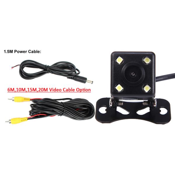 Universal Mount metal Backup camera Front Form Cam IR Lights Night Vision HD CCD Waterproof Rear view Camera CMOS-124