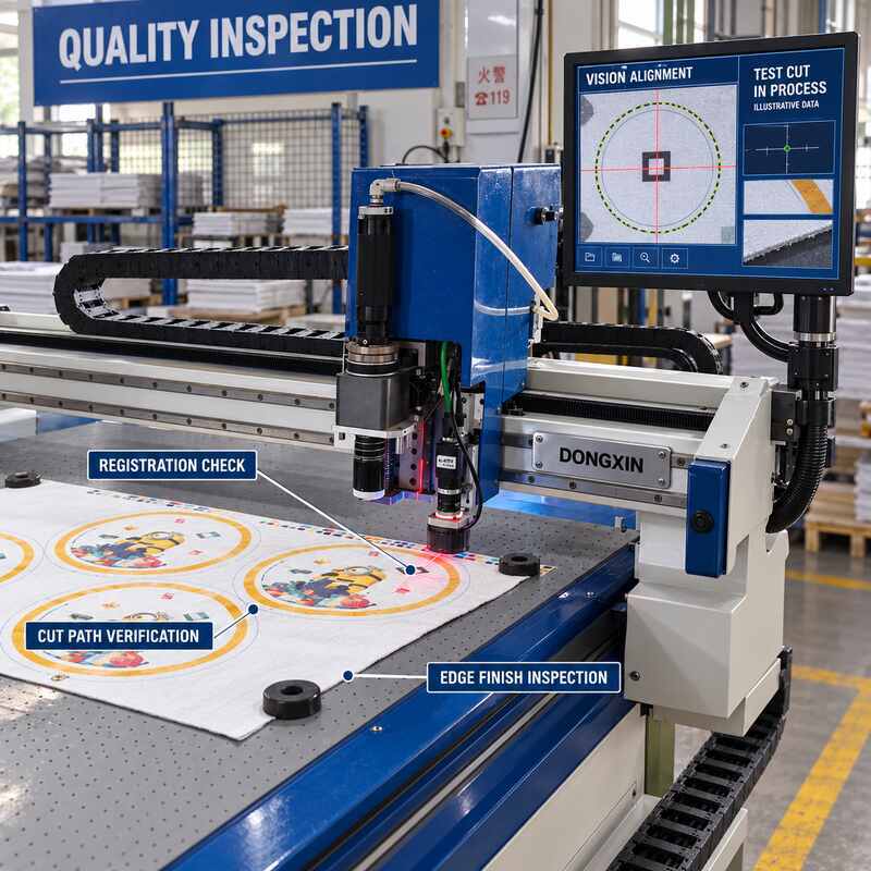 High Precision CNC Control Automatic Edge Cutting Machine with Optical Positioning for Melamine Decal Paper