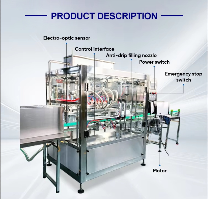 Automatic with Conveyor Fully Automatic Quantitative Honey Oil Viscous Liquid Filling Machine for Packing