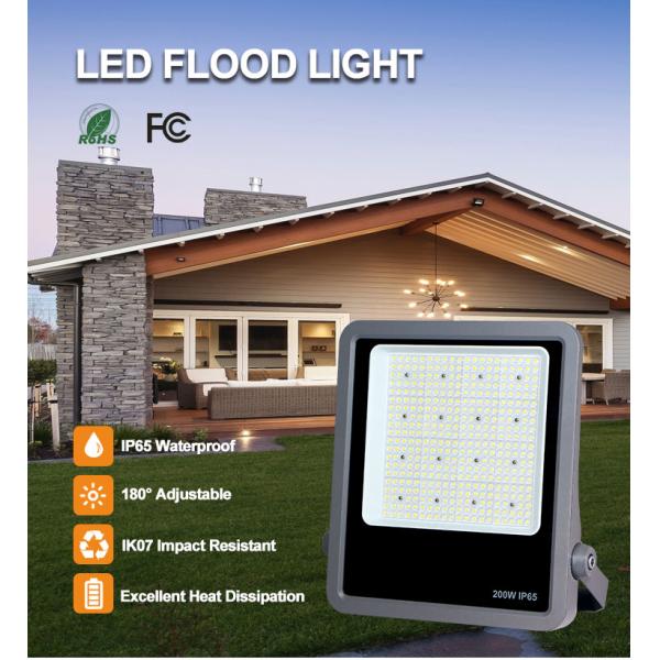 150W LED Flood Light Easy Installation Compact Space Saving Design Outdoor Floodlight Energy Efficient Bright Lighting for Gardens Patios Warehouses