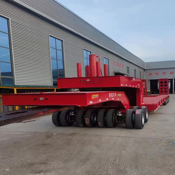 Container Transportation Truck Trailers Customizable Double Trailer Trains