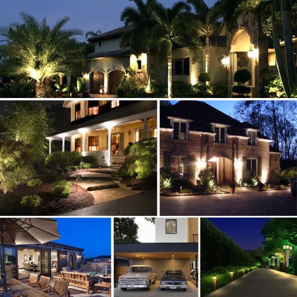 LED Sensor Outdoor LED Light Bulb Automatic On / Off For Porch Yard Garage