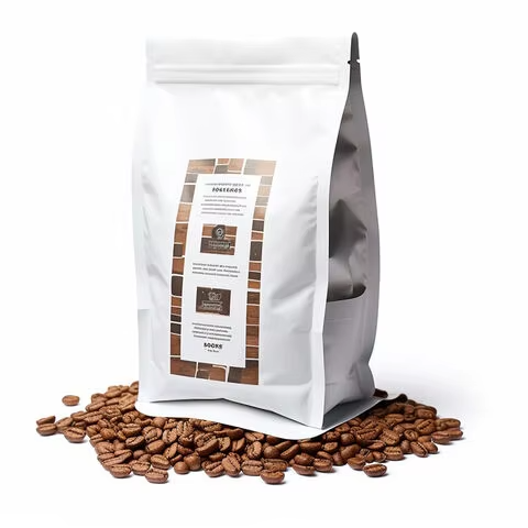 Wholesale Custom Printed Logo Coffee Bag Packaging Plastic Custom Logo Coffee Bags