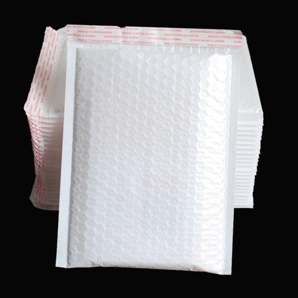 white plastic bubble packaging envelope Poly matte shipping bubble bag packaging padded envelopes Waterproof Envelope