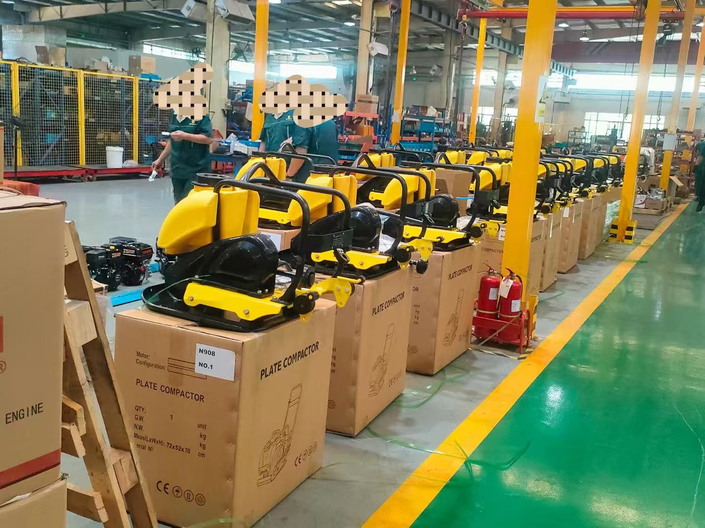 STP90 Gasoline Plate Compactor 13kN Force Construction Compaction Machine for Soil Asphalt