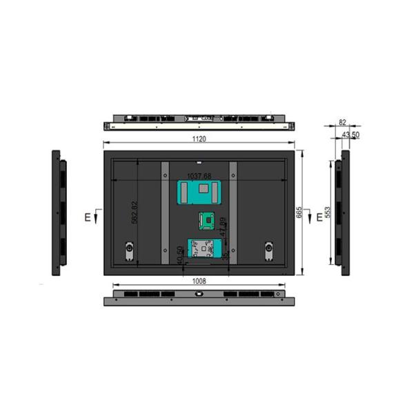 Advertisement Wall Mount Lcd Display Player 47 Inch 1920x 1080 Resolution