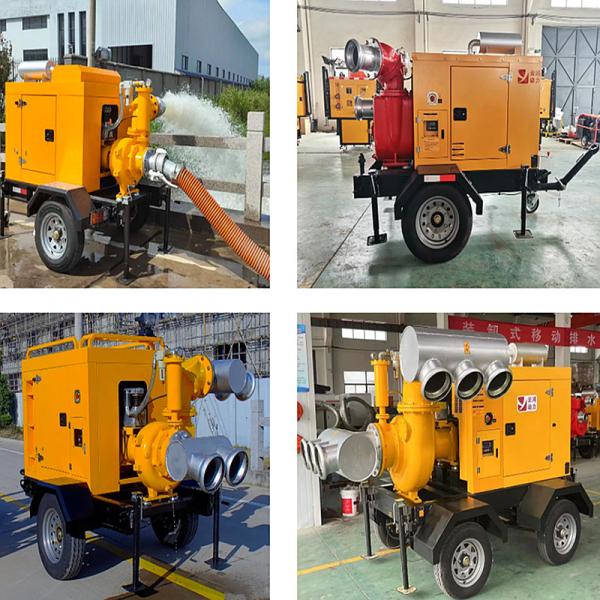 Silent Pump Environmentally EngineeredPortable Dry Priming Pump Max Capacity 1600 GPM Diesel Water Pump