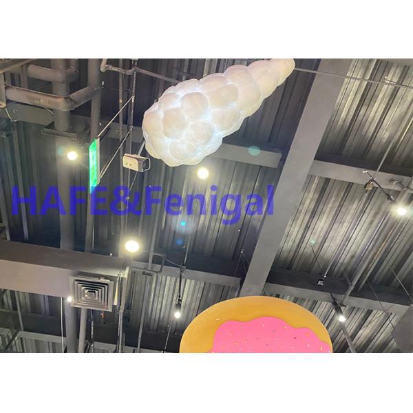 Soft Floating Clouds Pendant Balloon Light Romantic Droplight Silk Cotton Hanging Lamp