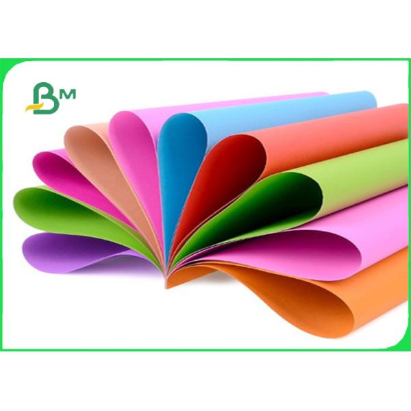 100% Wood Pulp Smooth Surface 80gsm Green Colored Offset Paper For DIY