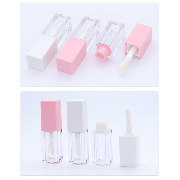 Waterproof AS Plastic Empty Lip Gloss Tubes With Wand 3.5ml 5ml 6ml