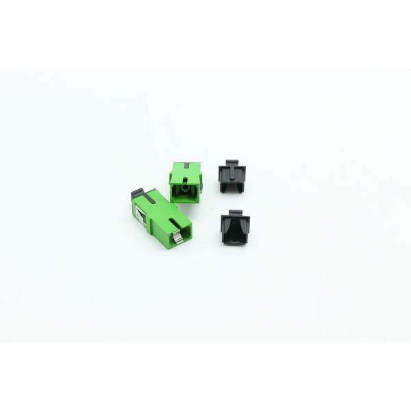 Simplex APC Fiber Optic Coupler Single Mode Fiber Adapter Without Flange