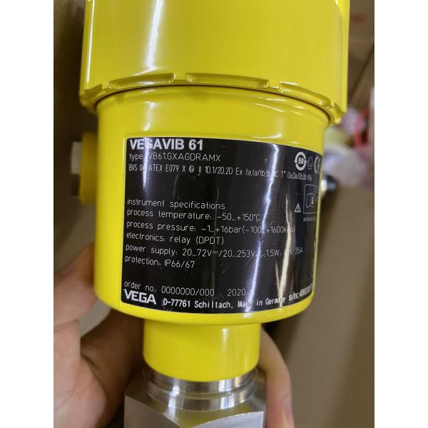 VIBS61.EXX1RC Vega Vibrating Level Switch for Granular Bulk Solids Process Pressure -1 ... 16 bar Threaded Connection ≥ 1 NPT