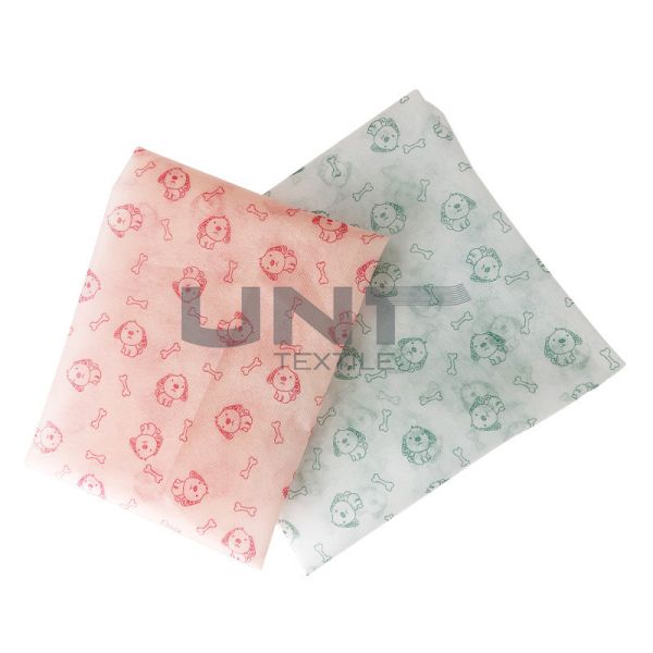 Eco Friendly Printed Spunbond Nonwoven Fabric Anti Pollution