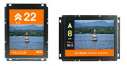 Passenger Elevator LCD Display DC18 - 30V Voltage 162mm * 121.5mm Visible Size