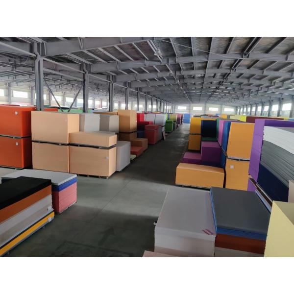 Custom Color Polyester Acoustic Partition Panels For Office Workstation