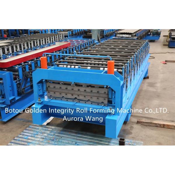 Double layer trapezoidal roof tile building material roll forming machine manufacturer