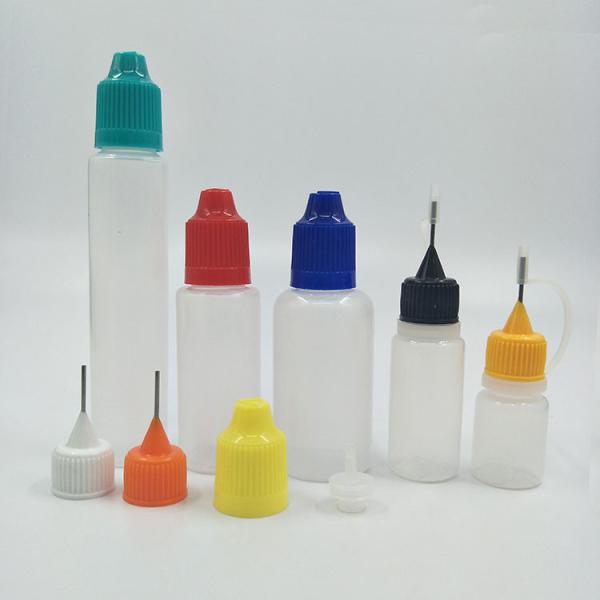 Custom Logo Dropper Bottles With Screw Cap Liquid Usage Transparent Black Customize