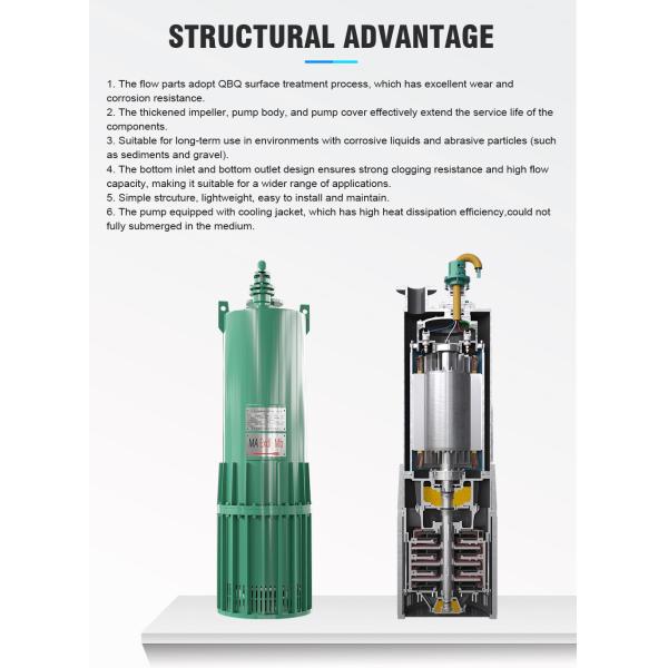 BQS 55kW Explosion Proof Submersible Pumps Durable And Efficient Performance For Challenging Environments