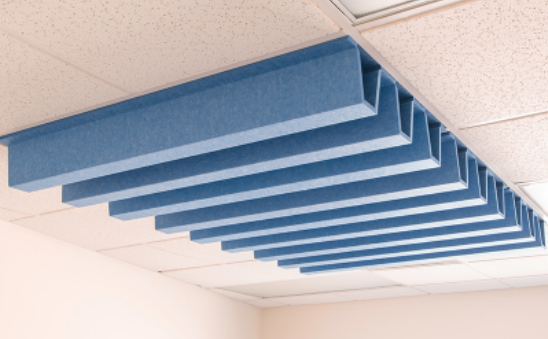Modeling Sound Absorbing Ceiling Panels 9mm 12mm 100% Polyester Fiber