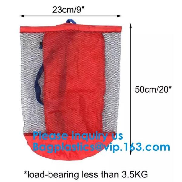 Premium Nylon Beach Laundry Mesh Drawstring Bag Nylon Mesh Gift Bag/Small Drawstring Mesh Bag Bagease Bagplastics